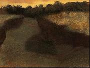Edgar Degas Wheatfield and Row of Trees Sweden oil painting artist